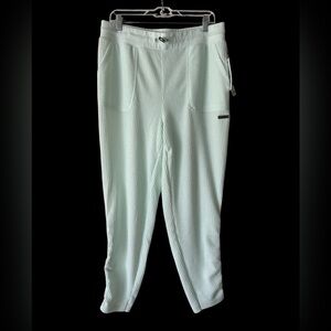 Nine West Mint Green Textured Joggers